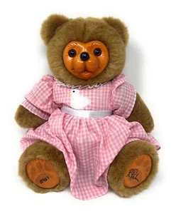 Robert Raikes Bear - Girl Bear - Pink Dress - Francie - Vintage 1990s - No Tag - Picture 1 of 8