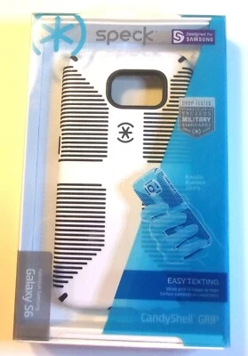 Funda Speck CandyShell Grip para Samsung Galaxy S6 - Blanca y Negra Foto 1 de 2