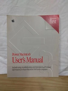 DE COLECCIÓN MANUAL DE USUARIO POWER MACINTOSH, SERIE 5400 COMPUTADORAS - Imagen 1 de 2