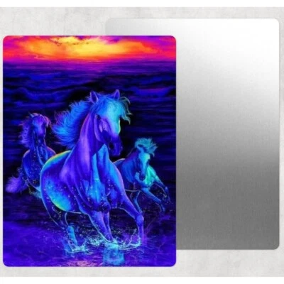 Letrero de neón para correr caballos puerta hogar pared decoración metal Foto 1 de 2