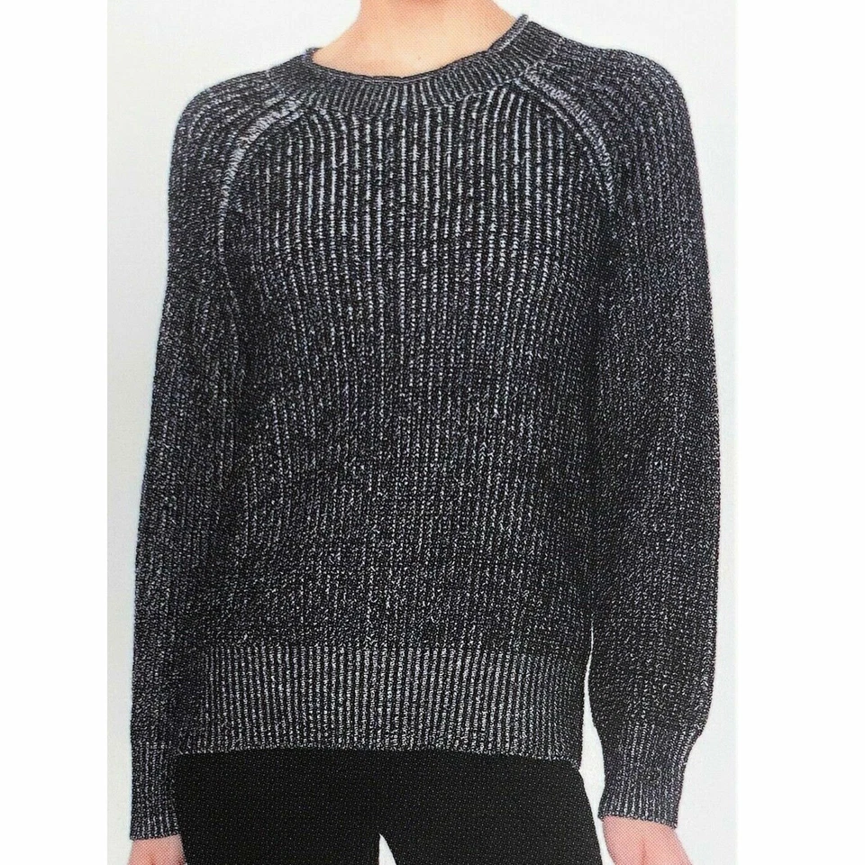 Ellen Tracy Ladies' Womens Roll Neck Sweater Black Marl Medium