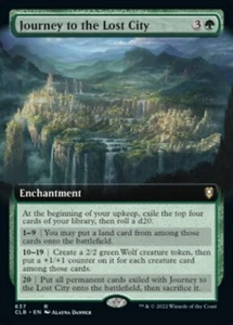 Journey to the Lost City x1 1x Extended Art Commander Baldur's Gate NM MTG - Picture 1 of 1