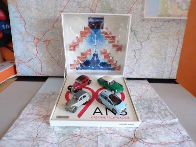 COFFRET 90 ans CITROEN Traction - 2 CV - DS _ C 4  NOREV  1/43 en boite - Photo 1/3