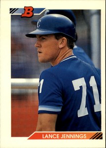 1992 Bowman Baseball #633 Lance Jennings RC
