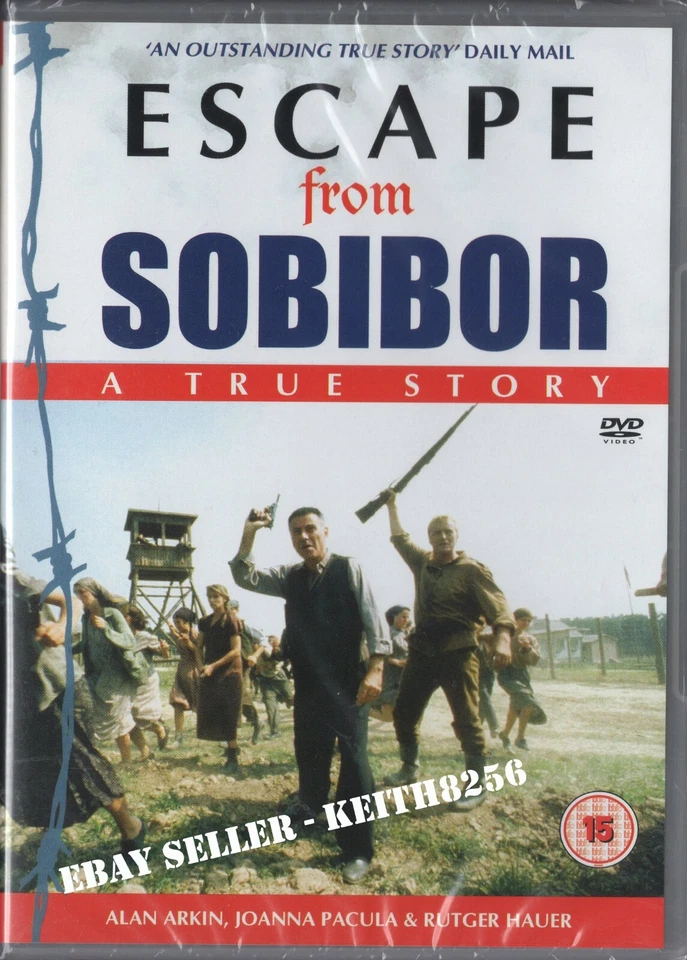 Escape from Sobibor (DVD) (1987) Rutger Hauer, Alan Arkin (BRAND NEW & SEALED) - Image 1 of 1