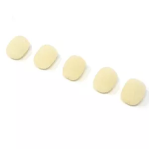 5 Pack Headset Microphone Covers Foam for Shure MX153 Earset Headworn Microphone - Picture 1 of 3