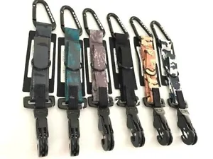 OAKLEY LARGE KEY RING Strong Metal CARABINER Military LANYARD Genuine Few Colors - Picture 1 of 37