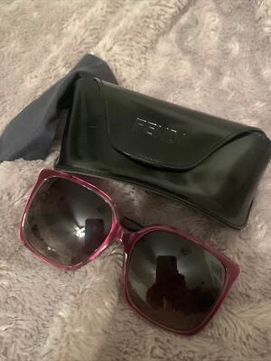 Gafas de sol Fendi-FF076/F/S ciruela de gran tamaño Foto 1 de 4