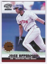 2000 Pacific Jose Offerman Premiere Date 30/37 Red Sox Dodgers Jersey #