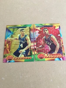 1993-94 Topps Finest Jim Jackson 2 Card Lot Midwest’s Finest+Base Ohio State Mav - Bild 1 von 2