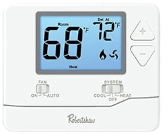 Robertshaw RS8110 Digital Non-Programmable Wall Thermostat
