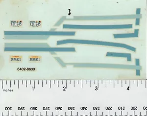 AMT Ertl Decals 1/24 1/25 #6402-8630 Decal - Picture 1 of 1