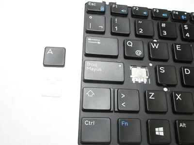 Single Key Cap+Clip For Precision 7730 From Latin XCKYD Model PK1326J1B22 - Image 1 of 3