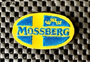 MOSSBERG EMBROIDERED SEW ON PATCH SHOTGUNS RIFLES SCOPES PISTOLS 2" x 1 1/4" NOS - Picture 1 of 2