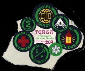 TONGA 344 (SG500) - National Girl Guides "Badges" (pb39640) - Picture 1 of 1