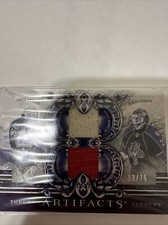 2010-11 Artifacts - Tundra Tandems Dual Jersey  Voracek Vokoun /75