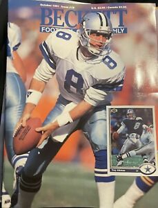 Troy Aikman Dallas Cowboys October 1991 Beckett Magazine - Football NFL Cover