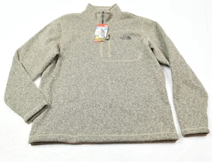 The North Face Gordon Lyons Sweater Mens Large Beige Fleece Full-Zip Standard - Picture 1 of 12
