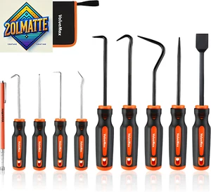 10-Piece Precision Hook and Pick Set with Scraper, Magnetic Telescopin - Picture 1 of 12