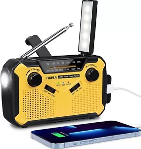 PRUNUS J-369 Radio di ricarica, Apparecchiature di sopravvivenza, Radio portatile AM/FM, Batteria Ra - Foto 1 di 6