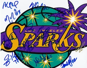 2012 Los Angeles Sparks WNBA Team Signed 8x10 Logo Picture Candace Parker-11 - Picture 1 of 1