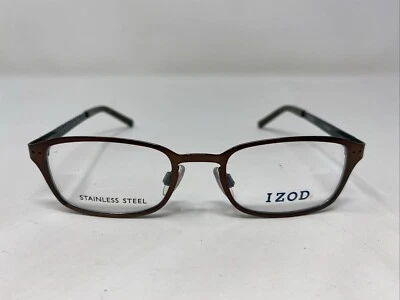 IZOD IZ 612 BROWN 44-17-125 Brown/Blue Green Full Rim Eyeglasses Frame “U90 - Image 1 of 4