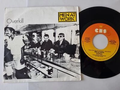 Men At Work - Overkill 7'' Vinyl Italy - Photo 1/4