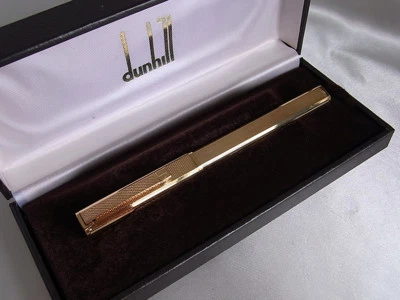 Dunhill Gemline Vestido Clásico Pluma Estilográfica Vermeil Plata 925 Foto 1 de 4