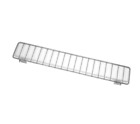 Gondola Shelf Front Wire Fence, Chrome-Plated Metal 48 x3" 10 Ps in Box