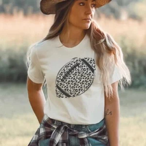 Cheetah Football- Single Color- Screen Print Transfer - Picture 1 of 1