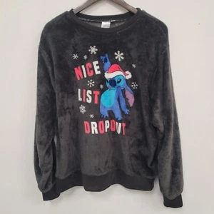 Disney Stitch Womens Lilo & Stitch Christmas Sweater Size XXL Holiday Cartoon - Picture 1 of 12