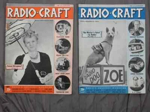 Two Radio-Craft Magazines August and September 1940 Radio Dog and Parasol Mic - Picture 1 of 8
