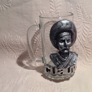 ZAPATA Klar Bierkrug, Volkskunst Cuautta, Mexiko - Bild 1 von 12