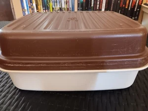 Tupperware Leibwächter Brotkasten Beige Braun gebraucht - Bild 1 von 3