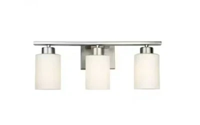 Forte Lighting Ava 21" 3 Light Brushed Nickel Modern/Contemporary Vanity Light - Image 1 of 4