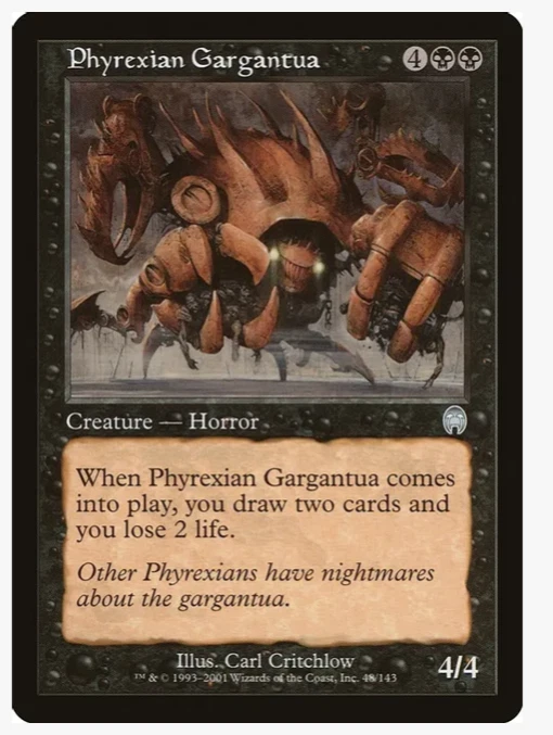 Phyrexian Gargantua - Apocalypse Vintage Magic the Gathering  (x4) PLAYSET MtG - Image 1 of 1