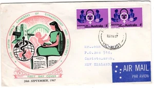 1967 Sep 20th. Excelsior First Day Cover. Gynaecology&Obstetrics Congress. - Picture 1 of 2