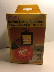 EVEREADY ACC50 BANTAM NICKEL-CADMIUM AKKU LADEGERÄT 2,9 VDC 120mA - Bild 1 von 7