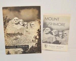 Folleto de colección 1954 Mount Rushmore National Memorial Black Hills SD - Imagen 1 de 8