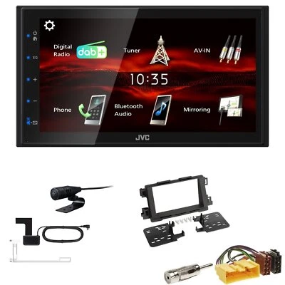 JVC KW-M180DBT 2DIN DAB+ Autoradio für Mazda CX-5 ab 2012 schwarz - Bild 1 von 4