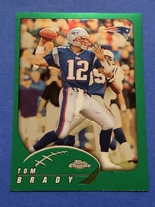 TOM BRADY 2002 Topps Chrome #100 (Chrome Rookie) NEW ENGLAND PATRIOTS - Picture 1 of 13