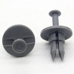 10Pcs Fits GM 5973996 Gray Bumper Fascia Push-Type Retaining Clip Fastener Rivet - Picture 1 of 5