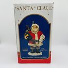 Santa Claus Christmas Centerpiece Hand Crafted Paper Mache 11 3/4" Tall RARE!
