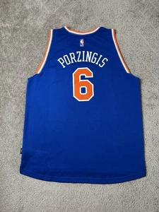 Mens Jersey New York Knicks #4 Kristaps Porzingis Camiseta Basketball, Size XXL - Picture 1 of 9