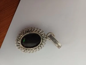 Turquoise Pendant Set In A Surround - Picture 1 of 1