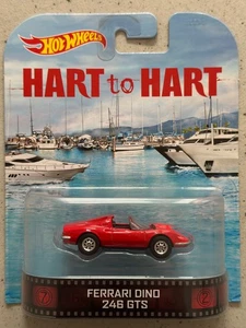Hot Wheels Hart to Hart FERRARI DINO 246 GTS with Protector gto f40 f50 enzo 812 - Picture 1 of 4