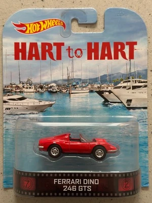 Hot Wheels Hart to Hart FERRARI DINO 246 GTS with Protector gto f40 f50 enzo 812 - Image 1 of 4