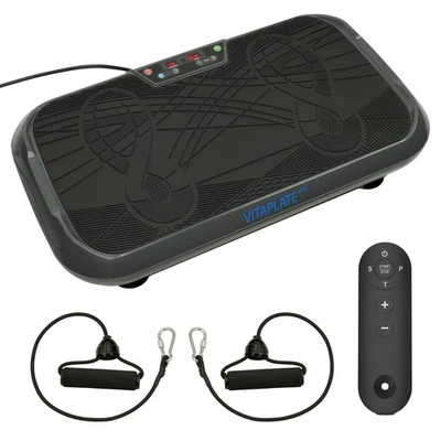 VitaPlate Mini Vibrationsplatte 200W 10 Programme Gelenkschonend Heimtrainer - Bild 1 von 4