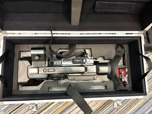 Sony DSR-PD170 Lens Parts Lot with Carrying Case Camcorder Accessories Japan - Picture 1 of 17