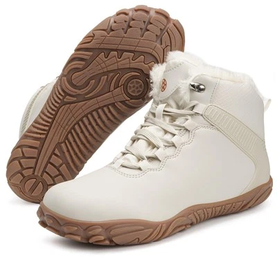 Barfußschuhe Herren Damen Winter Warm Gefüttert Wasserdicht Winterschuhe Outd...